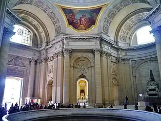 Interior of the dome with murals by Charles de la Fosse