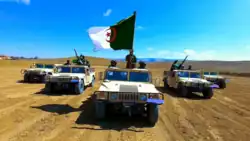 LRRP team during a TV report