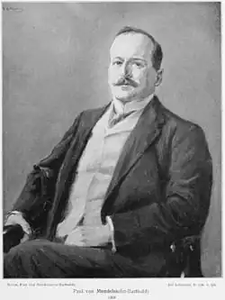 Portrait of Paul von Mendelssohn-Bartholdy by Max Liebermann