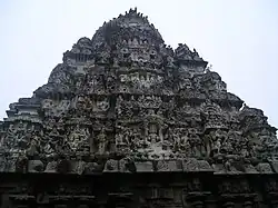 view of the vimanam, the roof of the sanctum