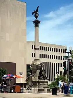 Soldiers and Sailors Monument, Peoria Courthouse Square