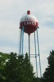 Paul Bunyan's Bobber Water Tower in Pequot Lakes, Minnesota, U.S.