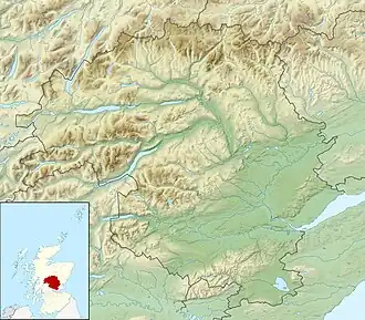 Loch Con is located in Perth and Kinross