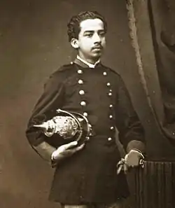 Peruvian artillery soldier of the War of the Pacific era