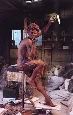 The clay Peter Pan