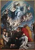 Assumption of the Virgin Mary, Rubens and workshop, from the church of the Discalced Carmelites in Brussels, c. 1616
