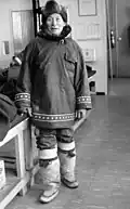 Peter Pitseolak in April 1968, Cape Dorset