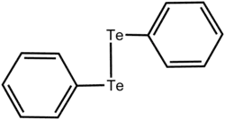 Chemical structure of diphenyl ditelluride