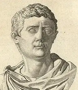 18th-century drawing of Gnaeus Pompeius Trogus