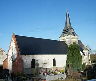 The church in Ponches-Estruval