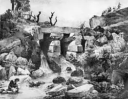 Gallo-Roman bridge at the sanctuary