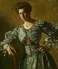 Portrait of Elizabeth L Burton by Thomas Eakins (circa 1905–06)