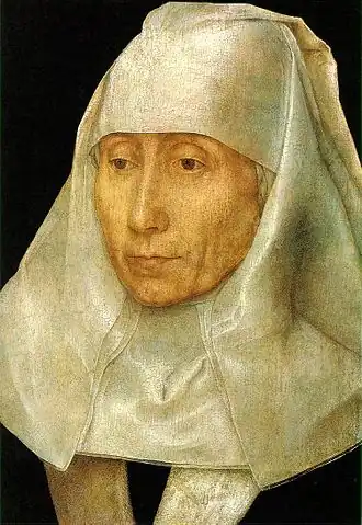 Hans Memling, Portrait of an Old Woman * (c. 1468–1470), 25.6 x 17.7&nbsp;cm