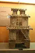 A pottery tower from the Han dynasty (202 BC – AD 220)
