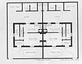 Poundleys Cottage Architecture. Plan of Labourers' double cottage.