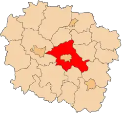 Location within the voivodeship