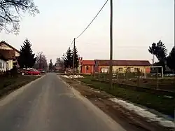 A photo of Praščevac’s Main Road