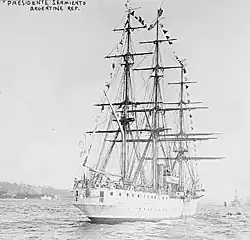 1909 image of the ship
