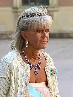 Princess Birgitta wearing her order.