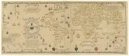 Image 4The Propaganda Map, a 1529 version of the Padrón Real now held by the Vatican Library. (from History of cartography)