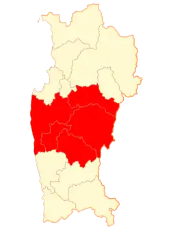 Location in the Coquimbo Region