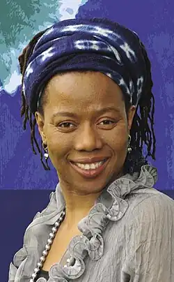 Head and shoulders of woman