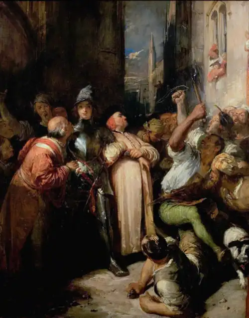 Quentin Durward at Liège by Richard Parkes Bonington, 1828