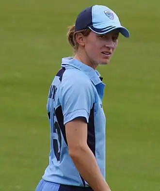 Haynes playing for the New South Wales Breakers in 2011.