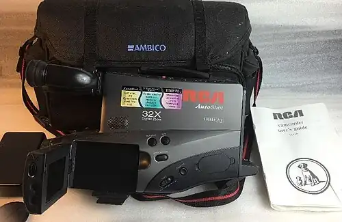 RCA-branded AutoShot VHS Camcorder, c. 1998