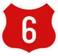National Road 6 shield}}