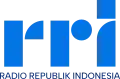 RRI's fourth logo in vertical Indonesian language version