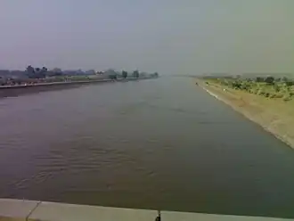 Rajasthan Canal near Chhattargarh, Rajasthan (India)