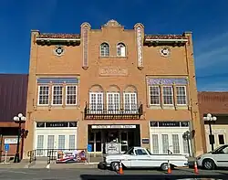 The 1929 Spanish-colonial-style Ramona Theater, on the National Register of Historic Places listings in Tillman County, Oklahoma