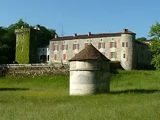 The chateau in Rancogne