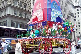 Rath Yatra festival in New York City organized by ISKCON