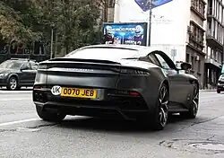 Rear view of DBS 007 Edition