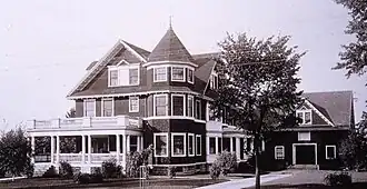 Philo Reed House, Fort Fairfield, 1907.