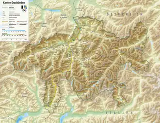 Lag Prau Pulté is located in Canton of Graubünden