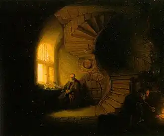Rembrandt van Rijn: Philosopher in Meditation