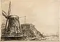 The Windmill, 1641, etching