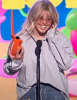 Rapp at the 2024 Kids' Choice Awards