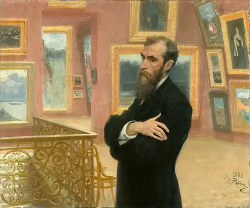 Portrait of Pavel Mikhailovich Tretyakov, founder of the Tretyakov Gallery