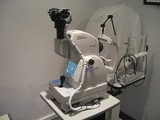 A Topcon non-mydriatic retinal camera