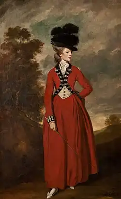 Portrait of Lady Worsley (1776)