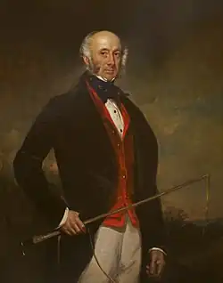 Portrait of Charles Morgan, 1st Baron Tredegar, by Richard Buckner, unknown date.