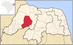 Location of Médio Oeste