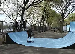 Micro Mini Ramp looking North