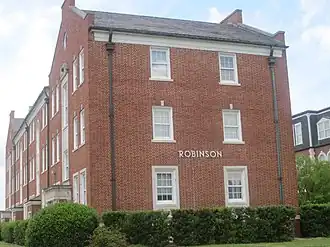 Historic Robinson Hall on the Louisiana Tech University campus in Ruston, Louisiana, is named for the second president of the institution, William Claiborne Robinson.