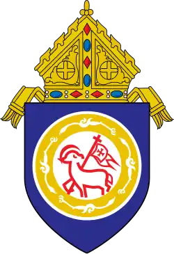 Coat of arms of the Roman Catholic Diocese of Chengdu