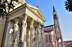 Façade of the Church of Gervasius and Protasius, Tregasio